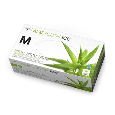 Aloetouch ICE nitrile medical gloves