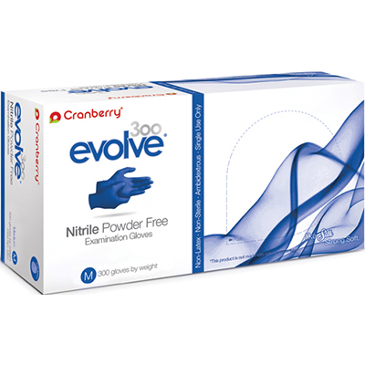 EVOLVE by Cranberry Nitrile Medical Gloves