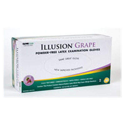 Illusion Grape Latex Scented Medical Gloves