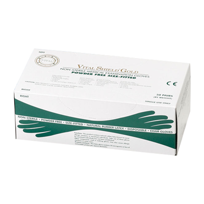 Vital Shield Latex fitted Medical Gloves