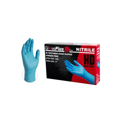 GlovePlus Blue Nitrile Utility/Automotive Gloves
