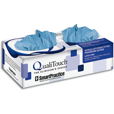 QualiTouch Nitrile Fitted Gloves